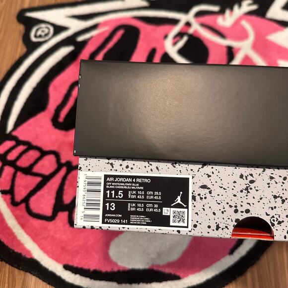 Jordan 4 Retro Military Blue (2024) - Size 11.5 - Brand New - Picture 7 of 7